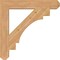 Ekena Millwork Merced Craftsman Smooth Bracket, Western Red Cedar, 5 1/2"W x 38"D x 38"H BKT06X38X38MRC04SWR - alternate 3